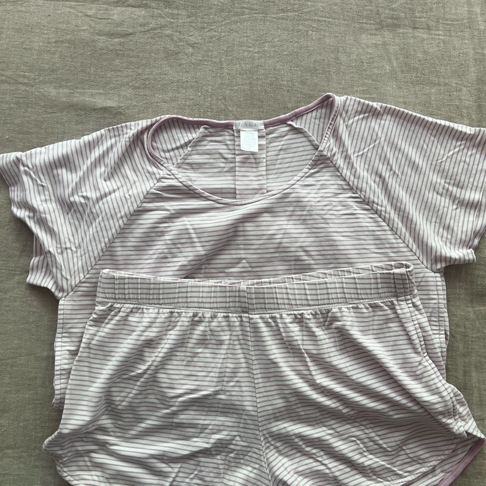 Lake DreamKnit Shut Eye Shorts Set in Violet